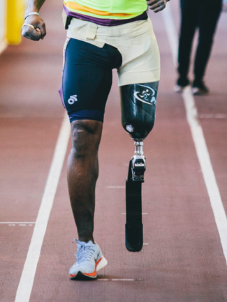prosthetic running leg